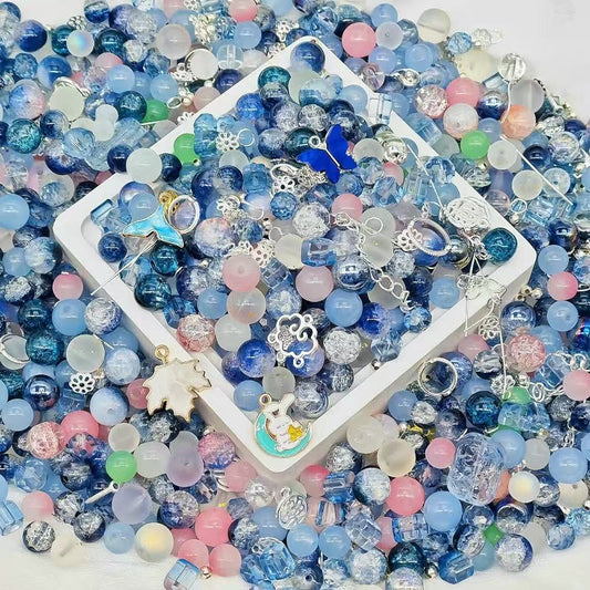 DIY Glass Beads Lucky Bags-Open In Live
